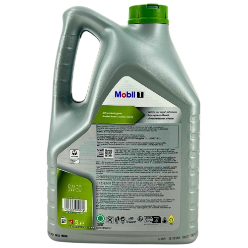 Motor&ouml;l Mobil 1 ESP Formula P 5W-30 Mercedes GM Dexos2 Fiat Peugeot 5 Liter