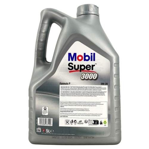 Motor&ouml;l Motoren&ouml;l Mobil Super 3000 Formula P 0W-20 5 Liter Kanister 157517