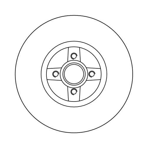 TRW Bremsscheibe DF4272
