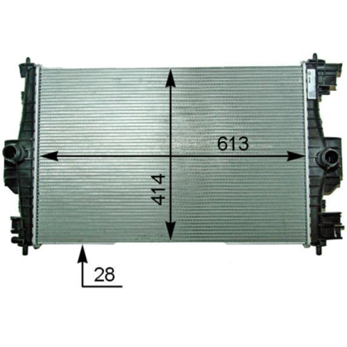 MAHLE K&uuml;hler, Motork&uuml;hlung BEHR *** PREMIUM LINE *** CR 2121 000P