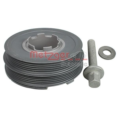 METZGER AUTOTEILE Riemenscheibe, Kurbelwelle COMPETENCE KIT 6400027