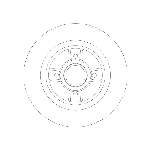 TRW Bremsscheibe DF4272BS