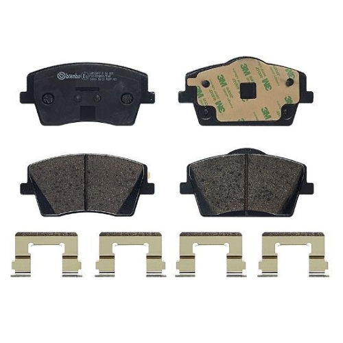 BREMBO Bremsbelagsatz, Scheibenbremse PRIME LINE P 86 031