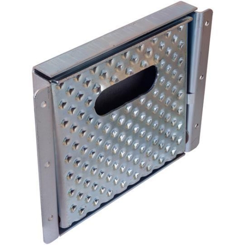 Einbau-Klapptritt, Trittfl&auml;che ca. 145 x 115 mm, verzinkt Suer 104131519