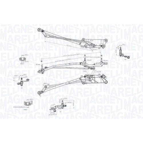 MAGNETI MARELLI Wischergest&auml;nge 085570758010