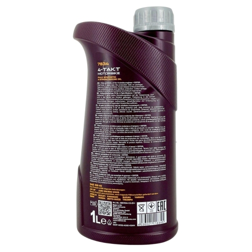 Motor&ouml;l Motoren&ouml;l Mannol 4-Takt Motorbike 5W-40 1 Liter Flasche MN7834-1