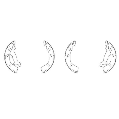 TRW Bremsbackensatz GS8737