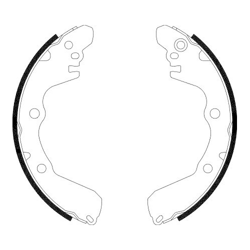 HELLA Bremsbackensatz