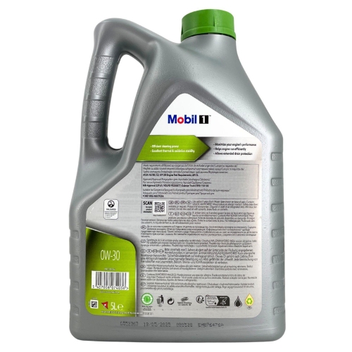 Motor&ouml;l Mobil 1 ESP LV 0W-30 Volvo MB 229.61 MB 227.61 API SN 5 Liter 157779