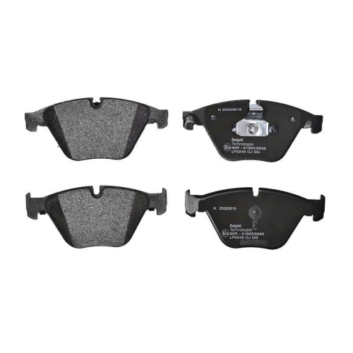 DELPHI Bremsbelagsatz, Scheibenbremse LP2245