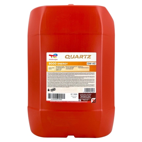 Motor&ouml;l Motoren&ouml;l Total Quartz 9000 Energy 5W-40 20 Liter Kanister 169898