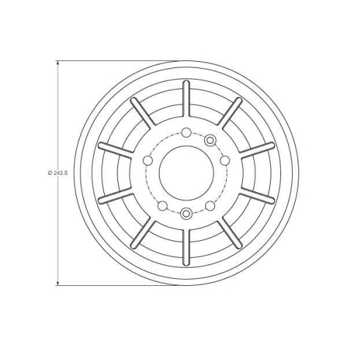 TRW Bremstrommel DB4405