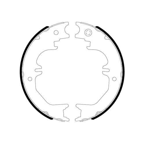 ABE Bremsbackensatz, Feststellbremse C02086ABE