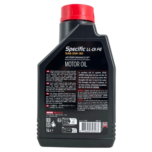 Motor&ouml;l Motoren&ouml;l Motul Specific LL-01 FE 0W-30 1 Liter Flasche 111781