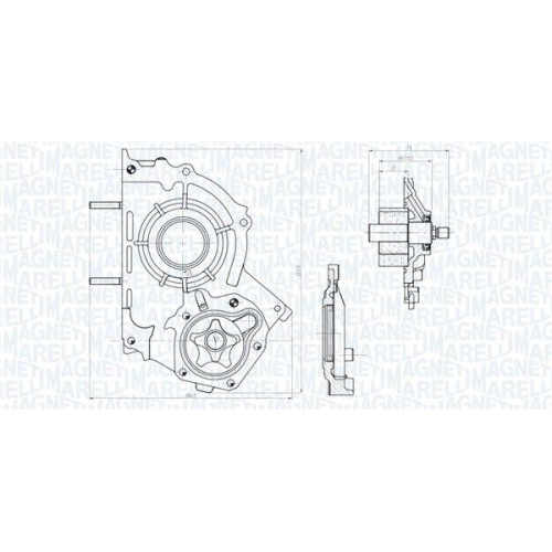 MAGNETI MARELLI &Ouml;lpumpe 351516000147