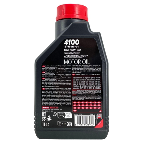Motor&ouml;l Motoren&ouml;l MOTUL 4100 SYN-nergy 15W-40 1 Liter 1L 113149