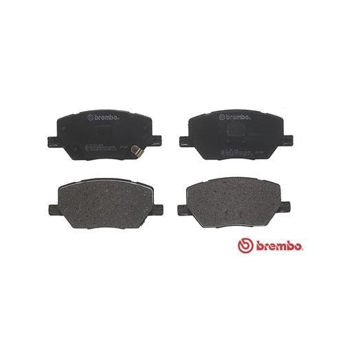BREMBO Bremsbelagsatz, Scheibenbremse XTRA LINE P 23 164X