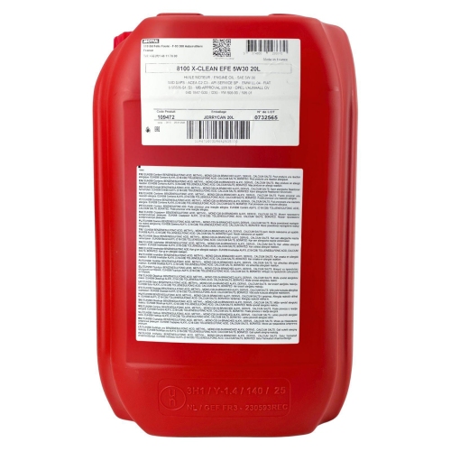 Motor&ouml;l Motoren&ouml;l MOTUL 8100 X-clean EFE 5W30 - 20 Liter Kanister 109472