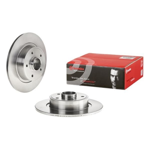 BREMBO Bremsscheibe PRIME LINE - With Bearing Kit 08.B394.17