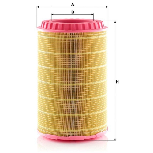 MANN-FILTER Luftfilter ENTARON C 38 3062