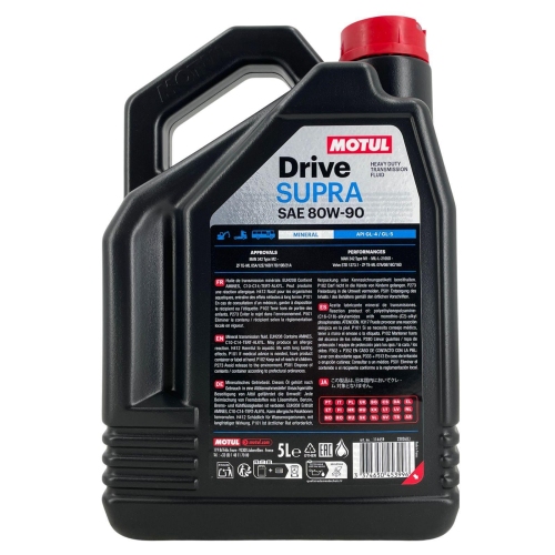 Getriebe&ouml;l Motul Drive Supra 80W-90 ZF MAN API GL-5 GL-4 Volvo LKW 5Liter 114459