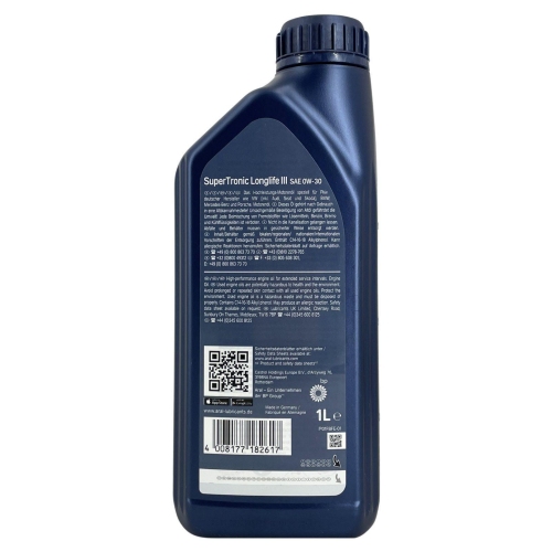 Motor&ouml;l Motoren&ouml;l Super Tronic 0W-30 LL III - 1 Liter Flasche 15F474