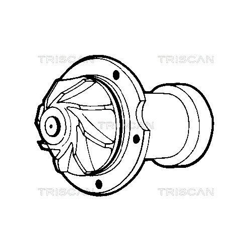 TRISCAN Wasserpumpe, Motork&uuml;hlung 8600 23032