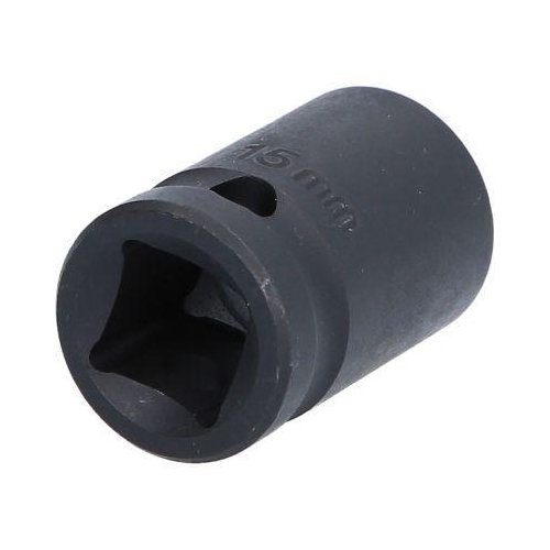1/2 Zoll Sechskant-Kraft-Stecknuss, kurz, 15mm KS TOOLS 515.1015