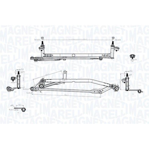 MAGNETI MARELLI Wischergest&auml;nge 085570741010