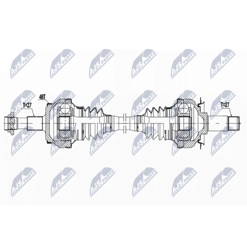 NTY Antriebswelle NPW-ME-136