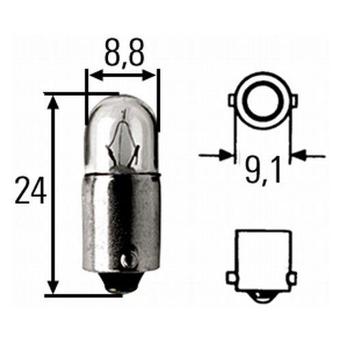 HELLA Glühlampe, Innenraumleuchte HEAVY DUTY 8GP 002 068-241
