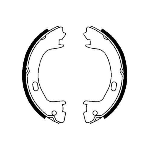 ABE Bremsbackensatz, Feststellbremse CRY006ABE