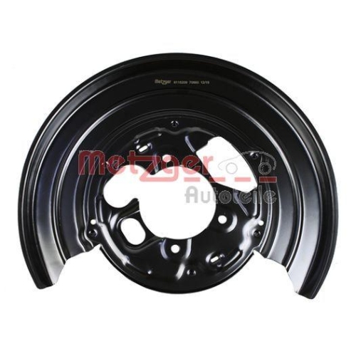 METZGER Spritzblech, Bremsscheibe 6115209