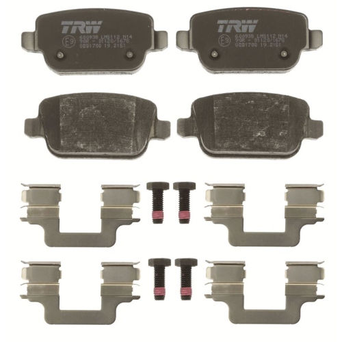 TRW Bremsbelagsatz, Scheibenbremse COTEC GDB1708