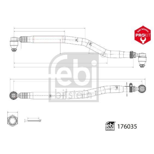 FEBI BILSTEIN Lenkstange ProKit 176035