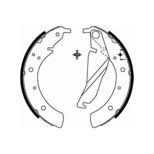 TRW Bremsbackensatz GS8209