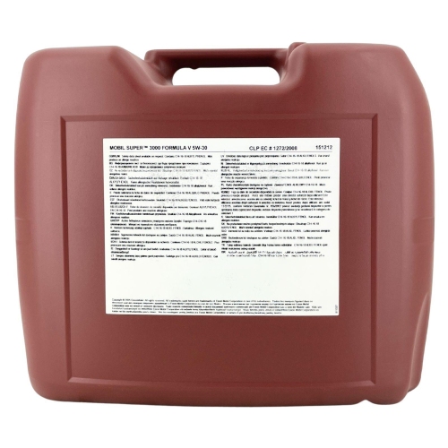 Motor&ouml;l Motoren&ouml;l Mobil Super 3000 Formula V 5W-30 20 Liter Kanister 151212