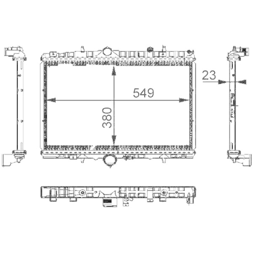 MAHLE K&uuml;hler, Motork&uuml;hlung BEHR CR 392 000S