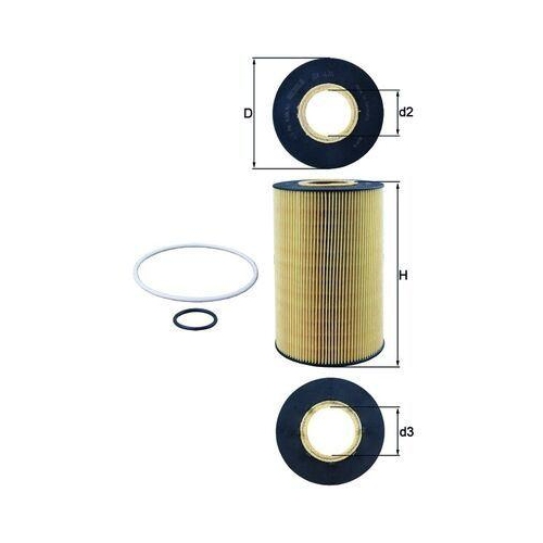 MAHLE &Ouml;lfilter OX 435D