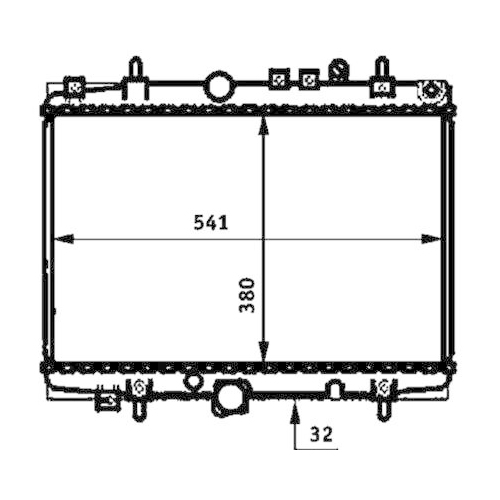 MAHLE K&uuml;hler, Motork&uuml;hlung BEHR *** PREMIUM LINE *** CR 393 000P