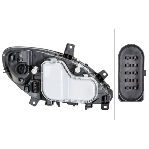 HELLA Hauptscheinwerfer 1LG 246 041-031