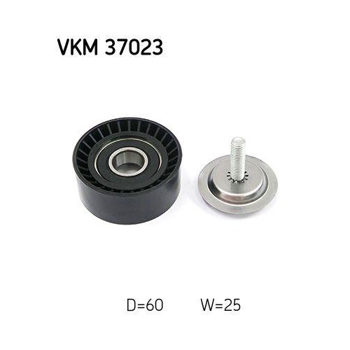 SKF Umlenk-/F&uuml;hrungsrolle, Keilrippenriemen VKM 37023
