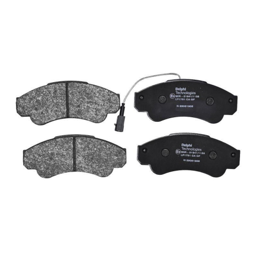 DELPHI Bremsbelagsatz, Scheibenbremse LP1751