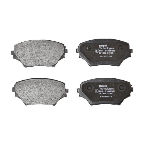 DELPHI Bremsbelagsatz, Scheibenbremse LP1632