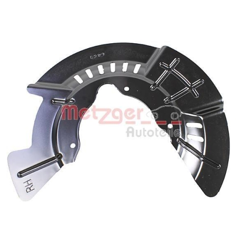 METZGER AUTOTEILE Spritzblech, Bremsscheibe ORIGINAL ERSATZTEIL GREENPARTS 6115350