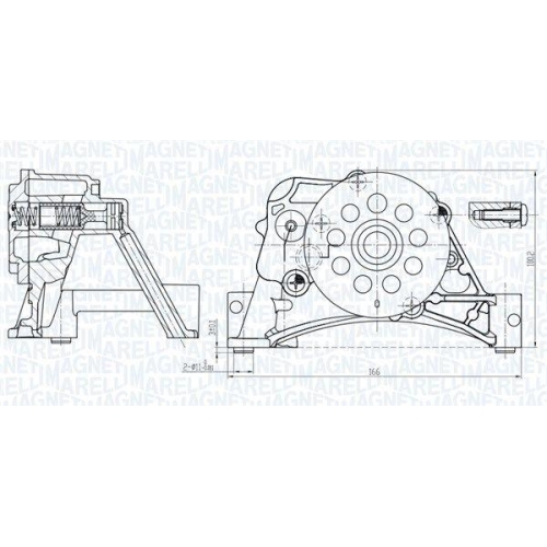 MAGNETI MARELLI &Ouml;lpumpe 351516000152