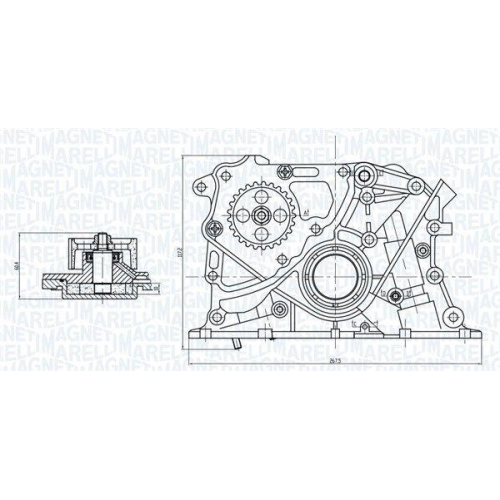 MAGNETI MARELLI &Ouml;lpumpe 351516000122