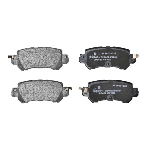 DELPHI Bremsbelagsatz, Scheibenbremse LP2482
