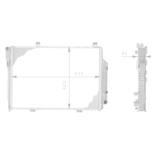 MAHLE Kühler, Motorkühlung BEHR *** PREMIUM LINE *** CR 230 000P
