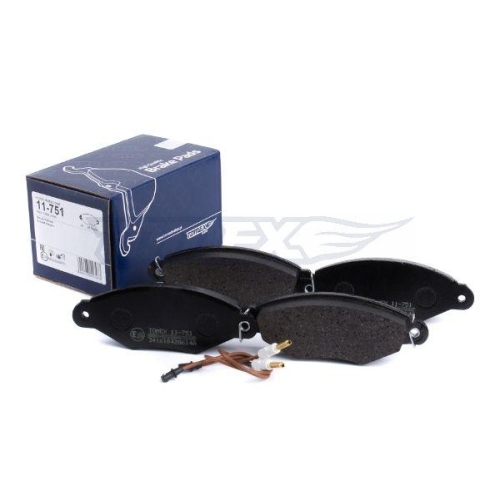 TOMEX Brakes Bremsbelagsatz, Scheibenbremse TX 11-751
